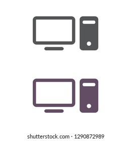 Computer  vector icon
