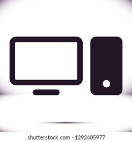 Computer  vector icon