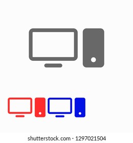 Computer  vector icon