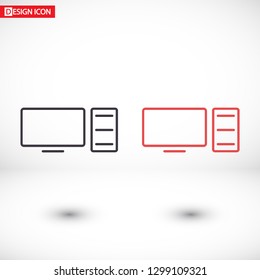 Computer Vector icon