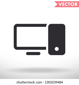 Computer  vector icon