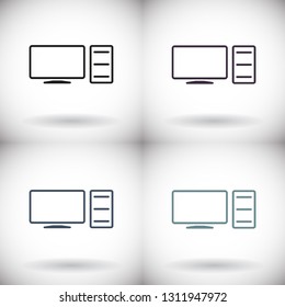 Computer Vector icon