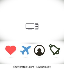 Computer Vector icon
