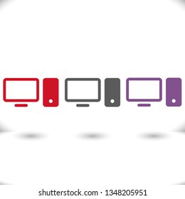 Computer  vector icon