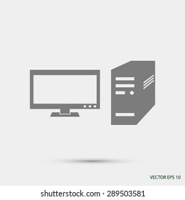 Computer  vector icon