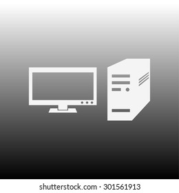 Computer  vector icon