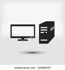 Computer  vector icon