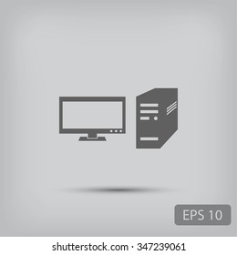Computer  vector icon