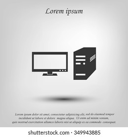 Computer  vector icon