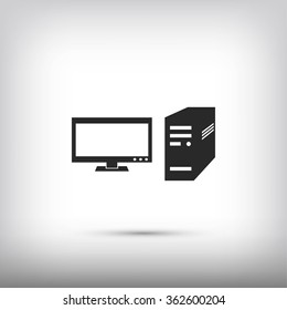 Computer vector icon