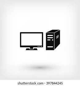 Computer  vector icon