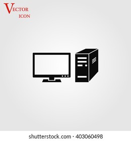 Computer  vector icon