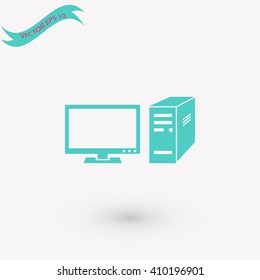 Computer  vector icon