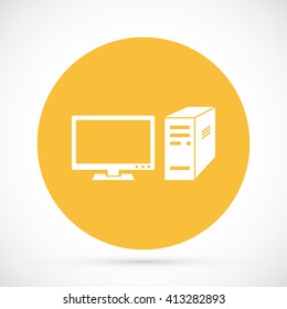 Computer  vector icon