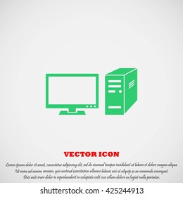 Computer  vector icon