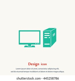 Computer  vector icon