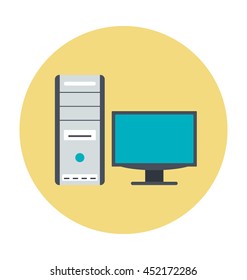 Computer Vector Icon