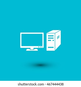 Computer  vector icon