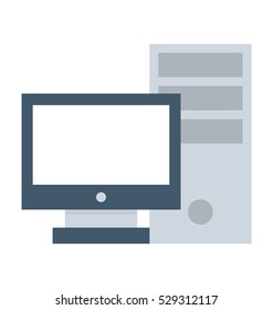 Computer Vector Icon