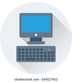 Computer Vector Icon 