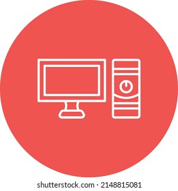 Computer vector icon. Can be used for printing, mobile and web applications.