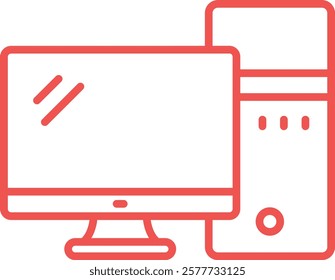 Computer vector icon. Can be used for printing, mobile and web applications.