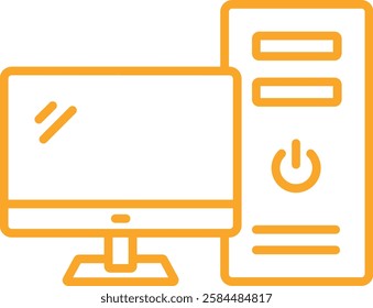 Computer vector icon. Can be used for printing, mobile and web applications.
