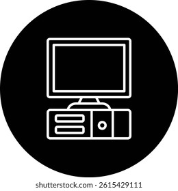 Computer vector icon. Can be used for printing, mobile and web applications.