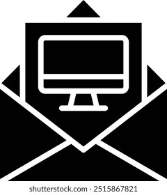 Computer Vector Icon Design Illustration