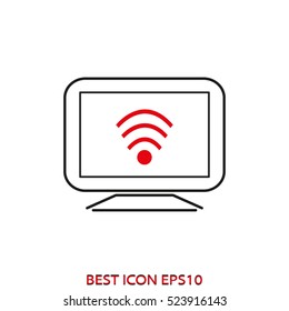 computer vector icon, eps10