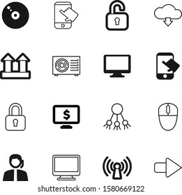 computer vector icon set such as: audio, desk, advantage, cd, center, net, disk, support, tv, storage, wi, keyhole, online, square, download, podcast, group, laptop, office, wind, arrows, social
