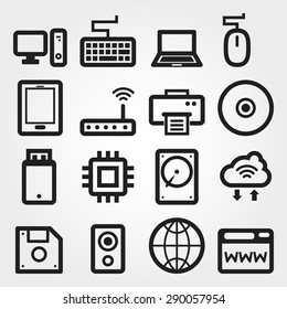 computer vector icons
