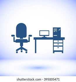 Computer Vector illustration icon
