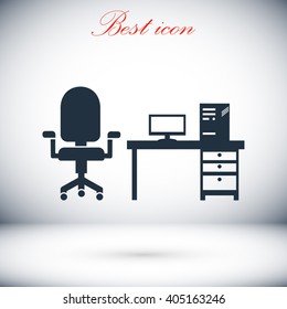 Computer Vector illustration icon