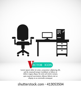 Computer Vector illustration icon