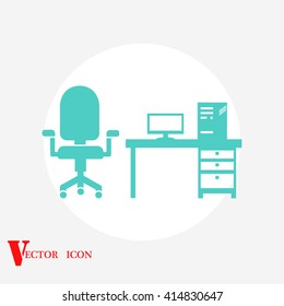 Computer Vector illustration icon