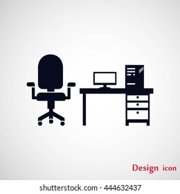 Computer Vector illustration icon