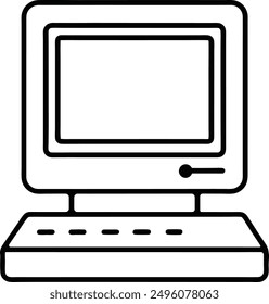 Computer Vector silhouette illustration design
