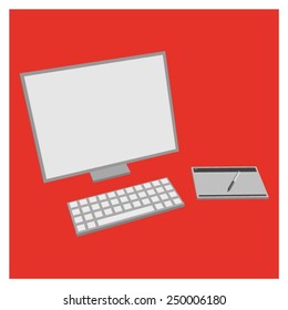 Computer Vector Three Dimensional