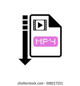 computer video file icon