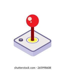 Computer Video Game Joystick. Vector illustration