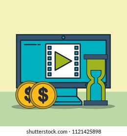 computer video time money digital marketing