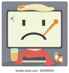 Computer Sick High Res Stock Images Shutterstock