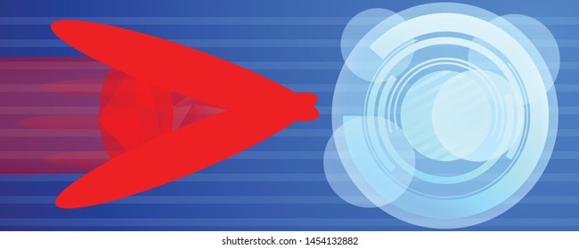 Computer virus atack concept banner. Cartoon illustration of computer virus atack vector concept banner for web design