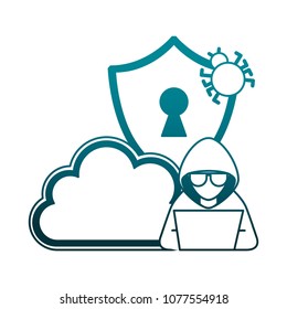 computer virus collection icons