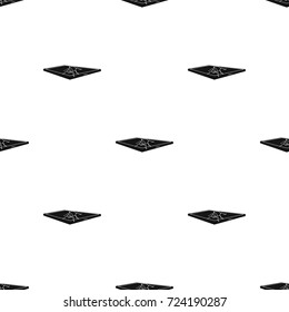 Computer virus icon in black style isolated on white background. Hackers and hacking symbol stock vector illustration.