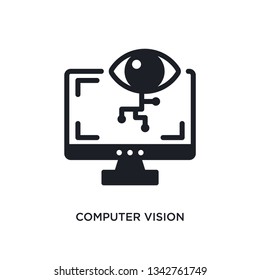 computer vision isolated icon. simple element illustration from general-1 concept icons. computer vision editable logo sign symbol design on white background. can be use for web and mobile