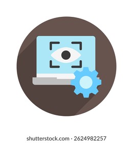Uso para el concepto moderno, impresión, interfaz de usuario, kit de UX, Web y desarrollo de App. Vector EPS 10, relacionado con la inteligencia artificial, tema de tecnología