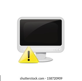 Computer Warning Icon