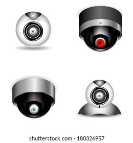 Computer Web Camera. Internet video conference